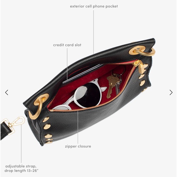 *Hammitt* TONY Medium | Black & Gunmetal | NWT | Dustbag Included | Leather - Picture 8 of 11